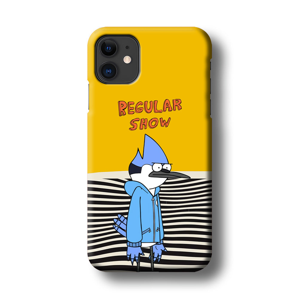 Regular Show Mordecai Hard Day iPhone 11 Case