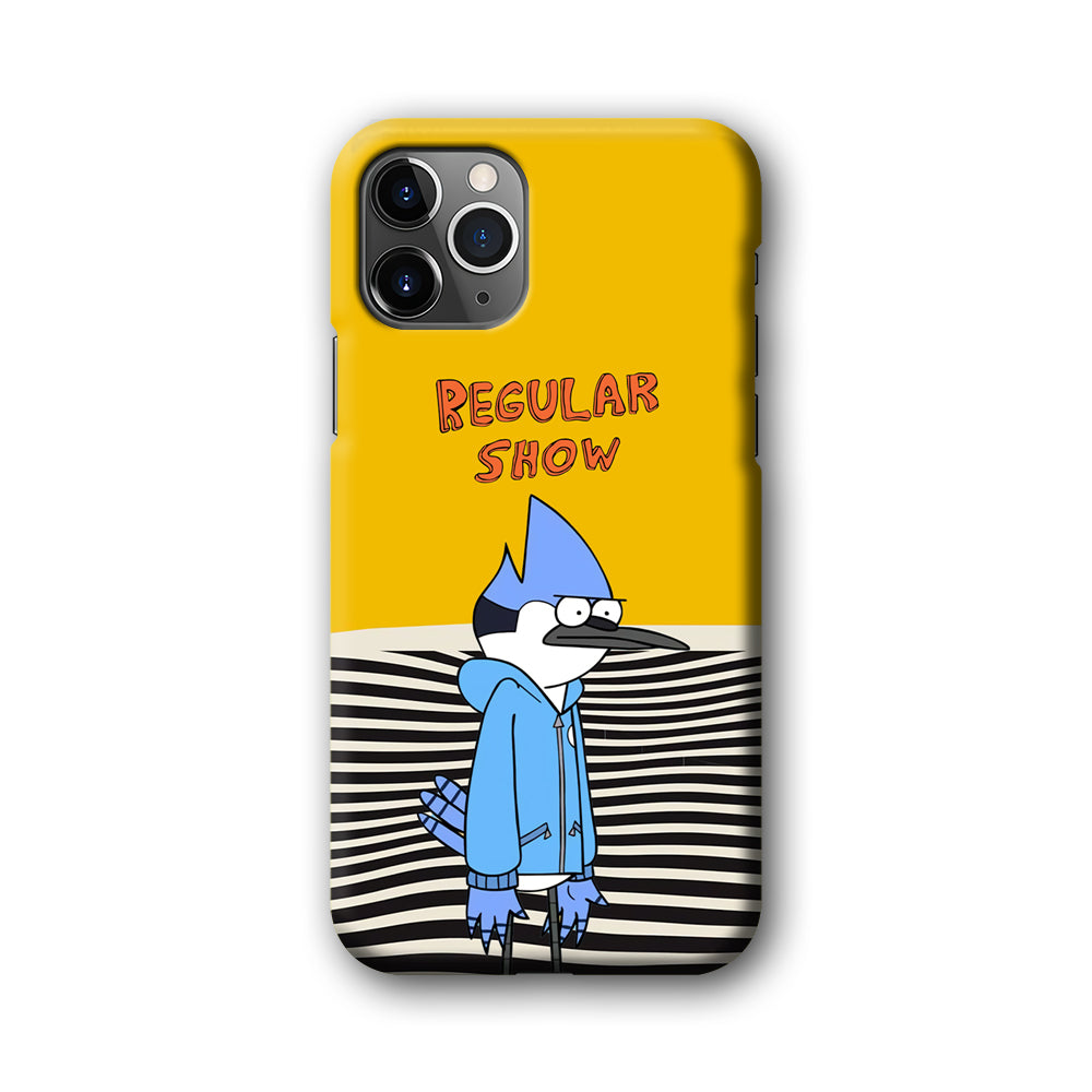 Regular Show Mordecai Hard Day iPhone 11 Pro Max Case
