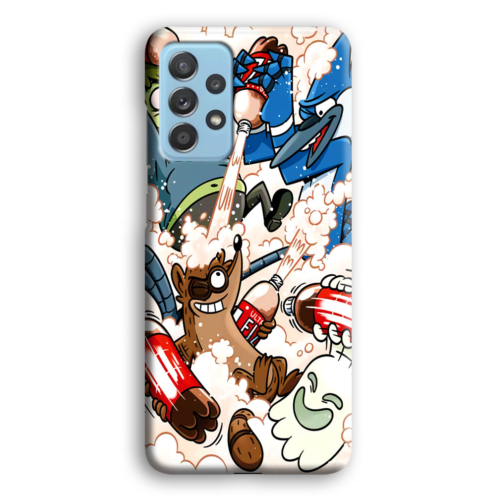 Regular Show Soda Shooter Samsung Galaxy A52 Case