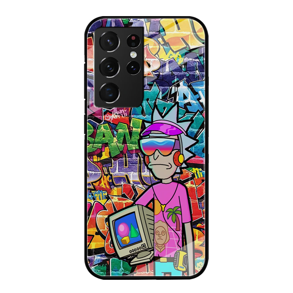 Rick And Morty Hiphop Pitch Samsung Galaxy S21 Ultra Case