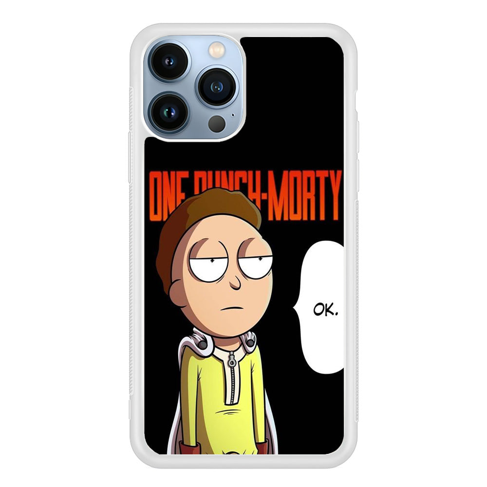Rick And Morty One Touch Morty iPhone 13 Pro Max Case