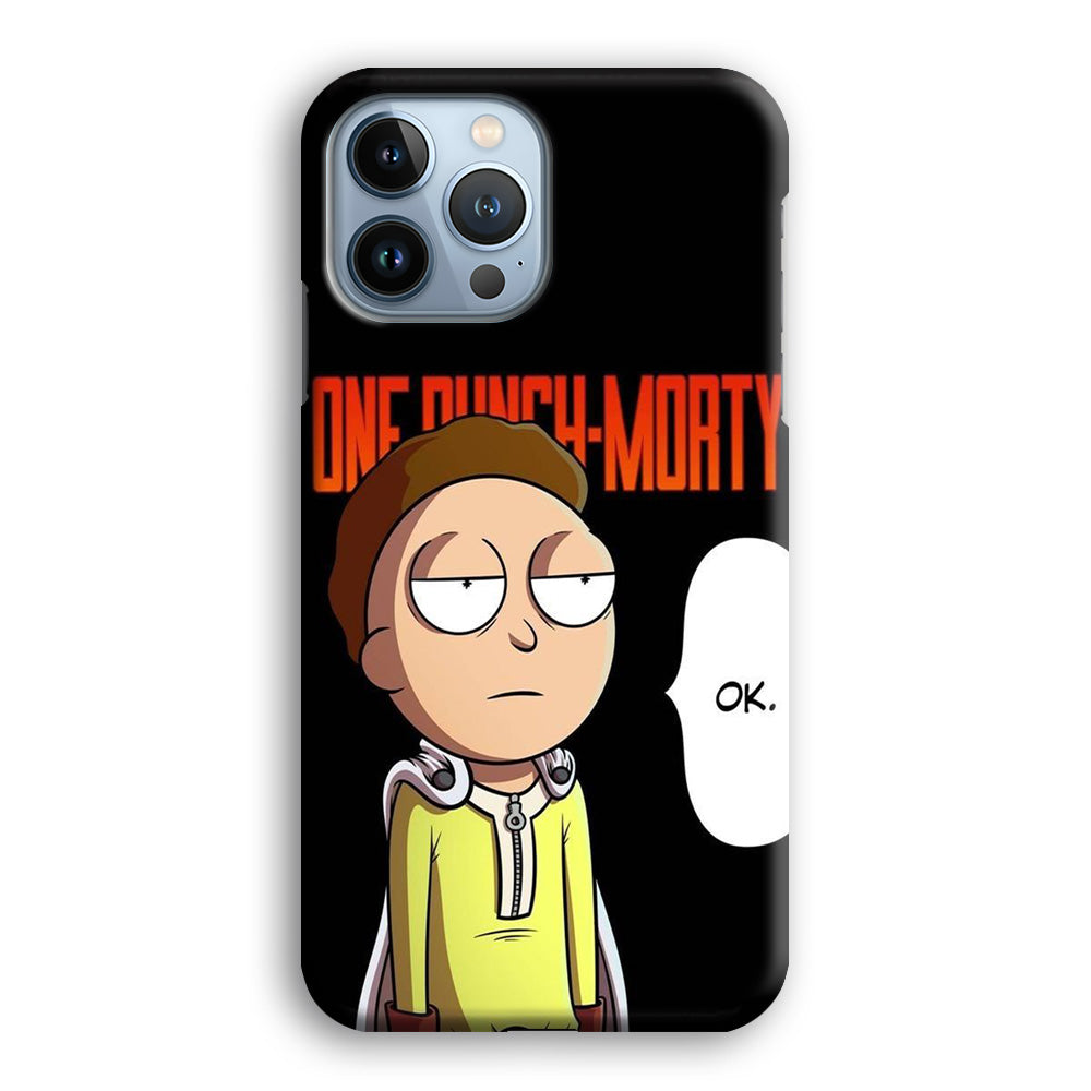 Rick And Morty One Touch Morty iPhone 13 Pro Max Case