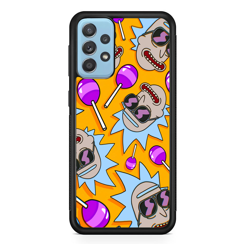 Rick Lolipop Doodle Samsung Galaxy A52 Case