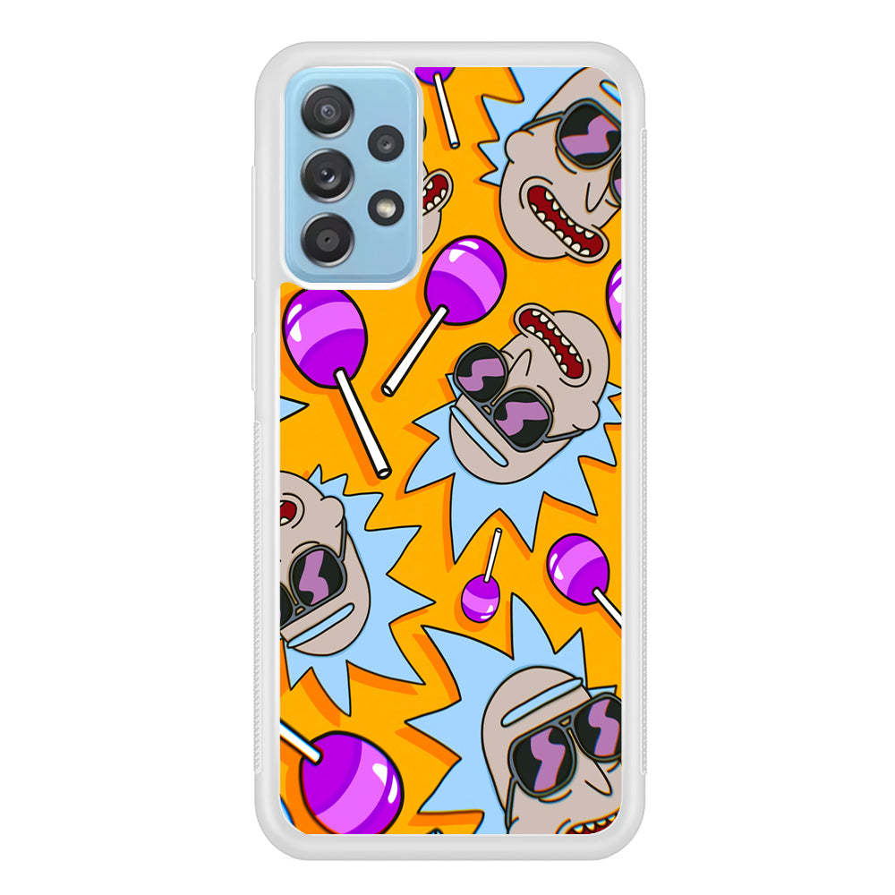 Rick Lolipop Doodle Samsung Galaxy A52 Case