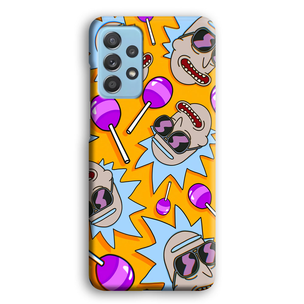 Rick Lolipop Doodle Samsung Galaxy A52 Case