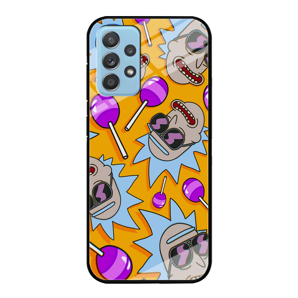 Rick Lolipop Doodle Samsung Galaxy A52 Case