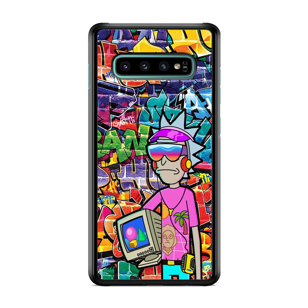 Rick And Morty Hiphop Pitch Samsung Galaxy S10 Plus Case