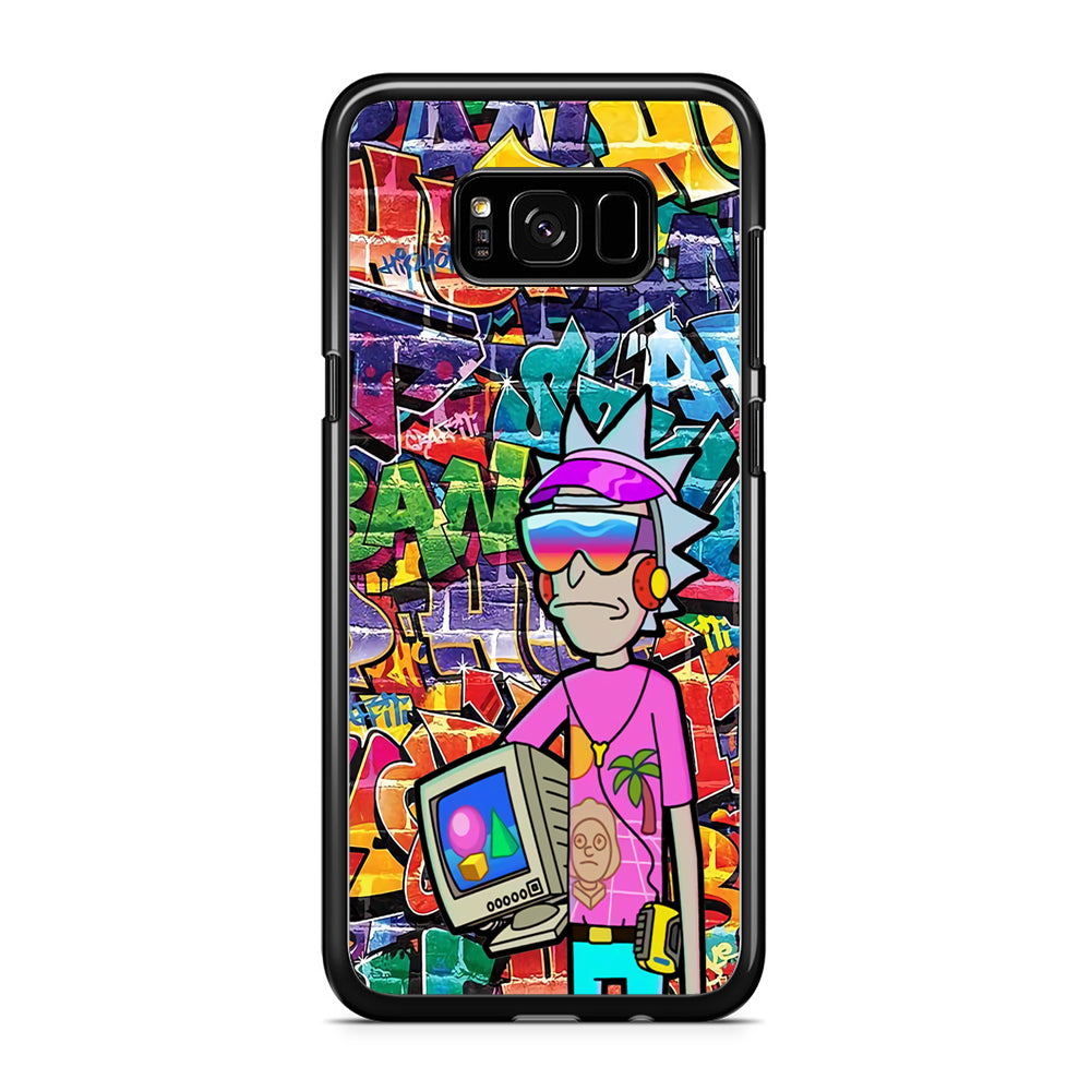 Rick And Morty Hiphop Pitch Samsung Galaxy S8 Case