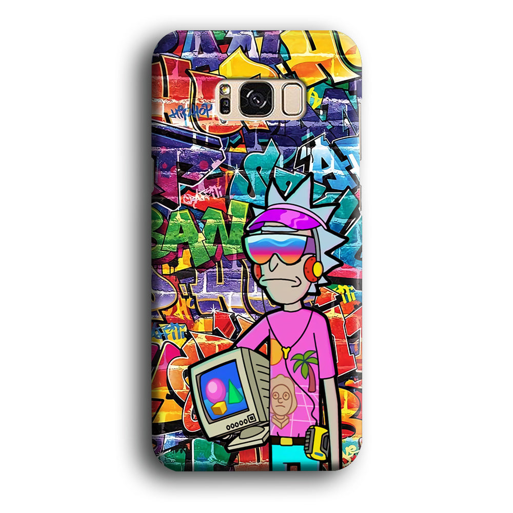 Rick And Morty Hiphop Pitch Samsung Galaxy S8 Plus Case