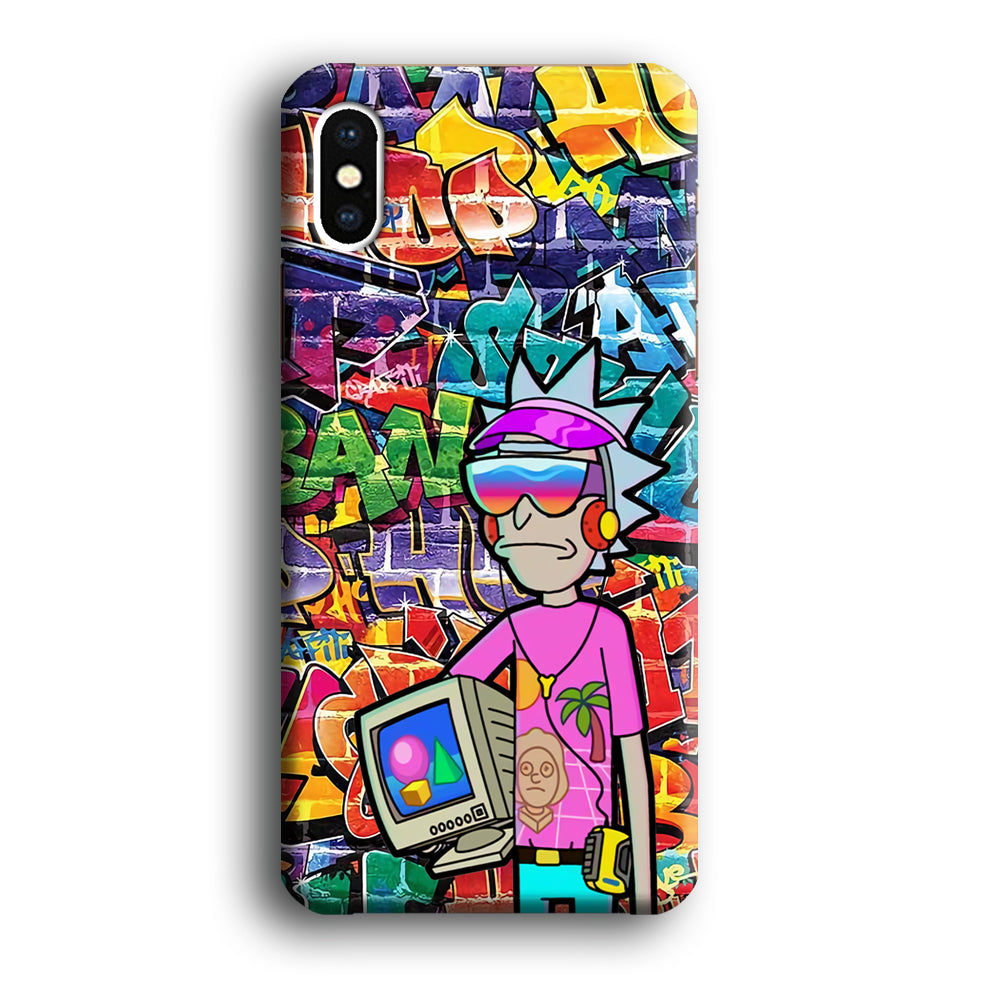 Rick And Morty Hiphop Pitch iPhone X Case