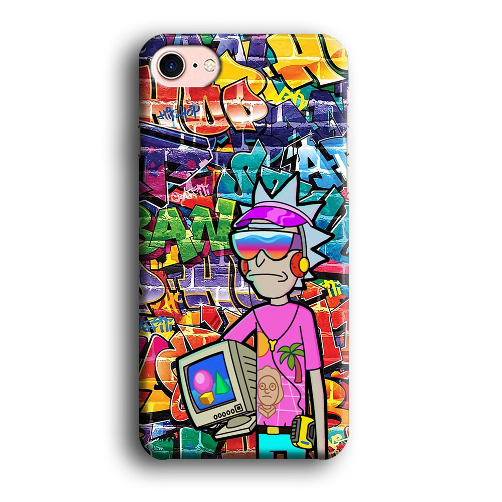 Rick And Morty Hiphop Pitch iPhone 8 Case