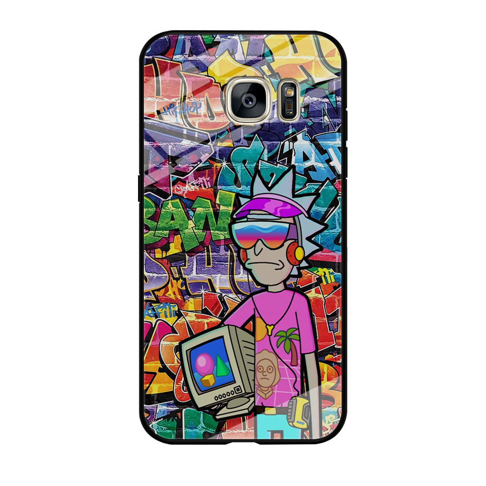 Rick And Morty Hiphop Pitch Samsung Galaxy S7 Case