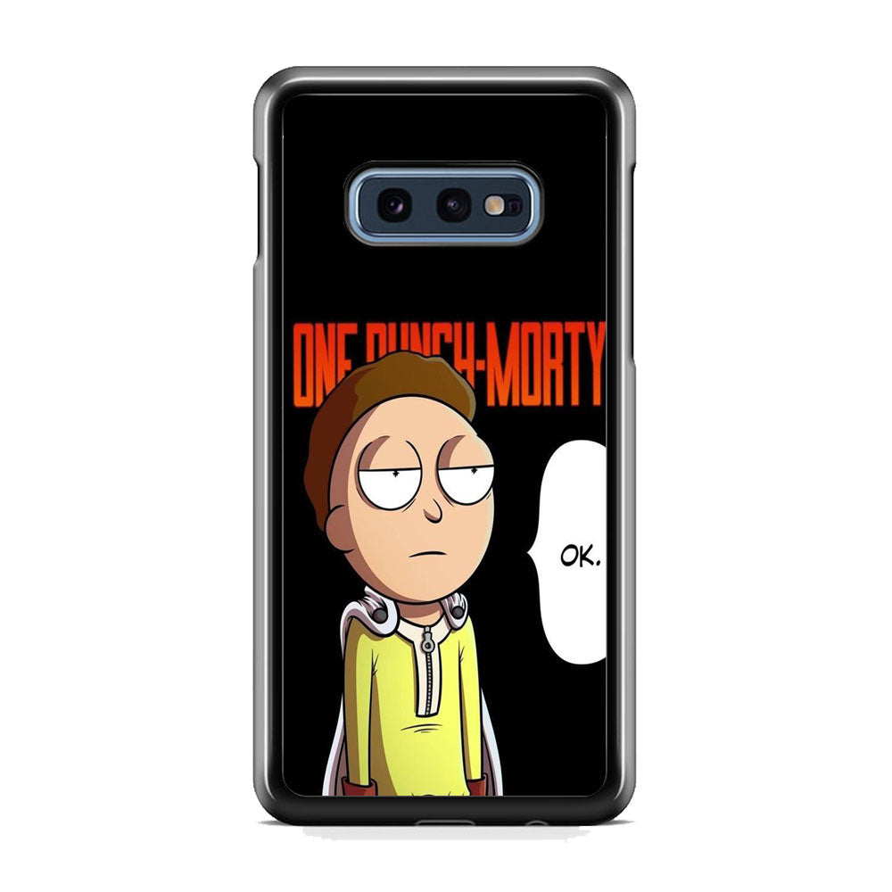 Rick And Morty One Touch Morty Samsung Galaxy S10E Case