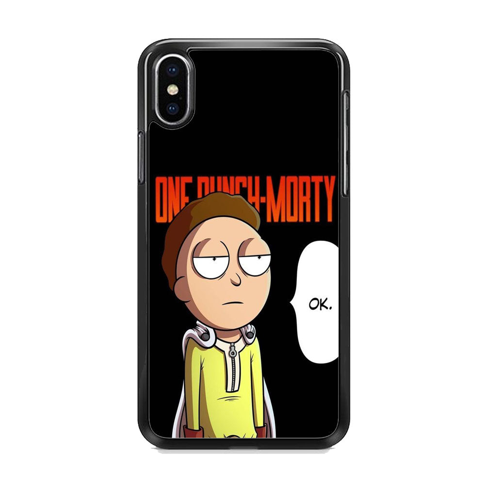 Rick And Morty One Touch Morty iPhone XS MAX Case