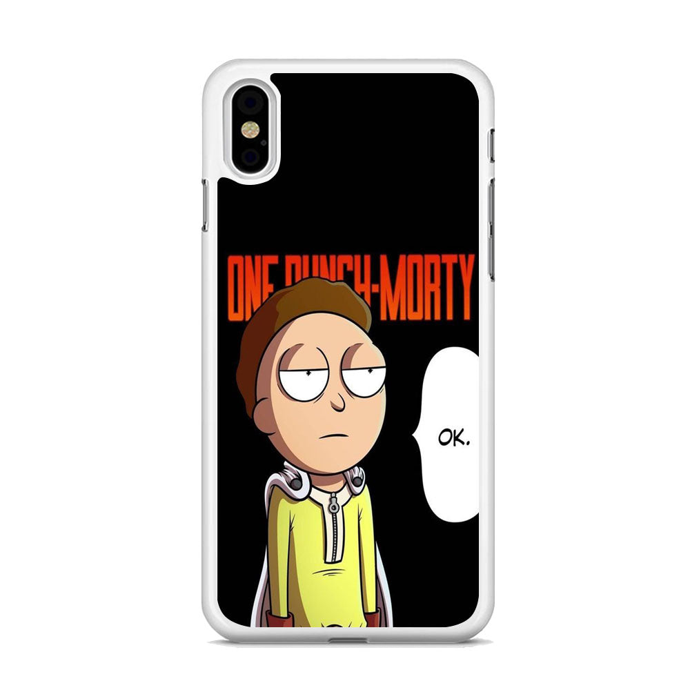 Rick And Morty One Touch Morty iPhone XS MAX Case