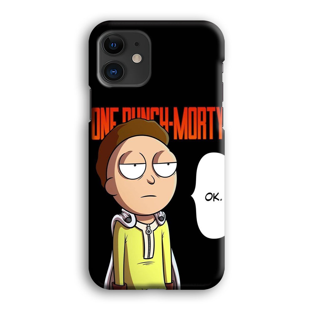 Rick And Morty One Touch Morty iPhone 12 Case