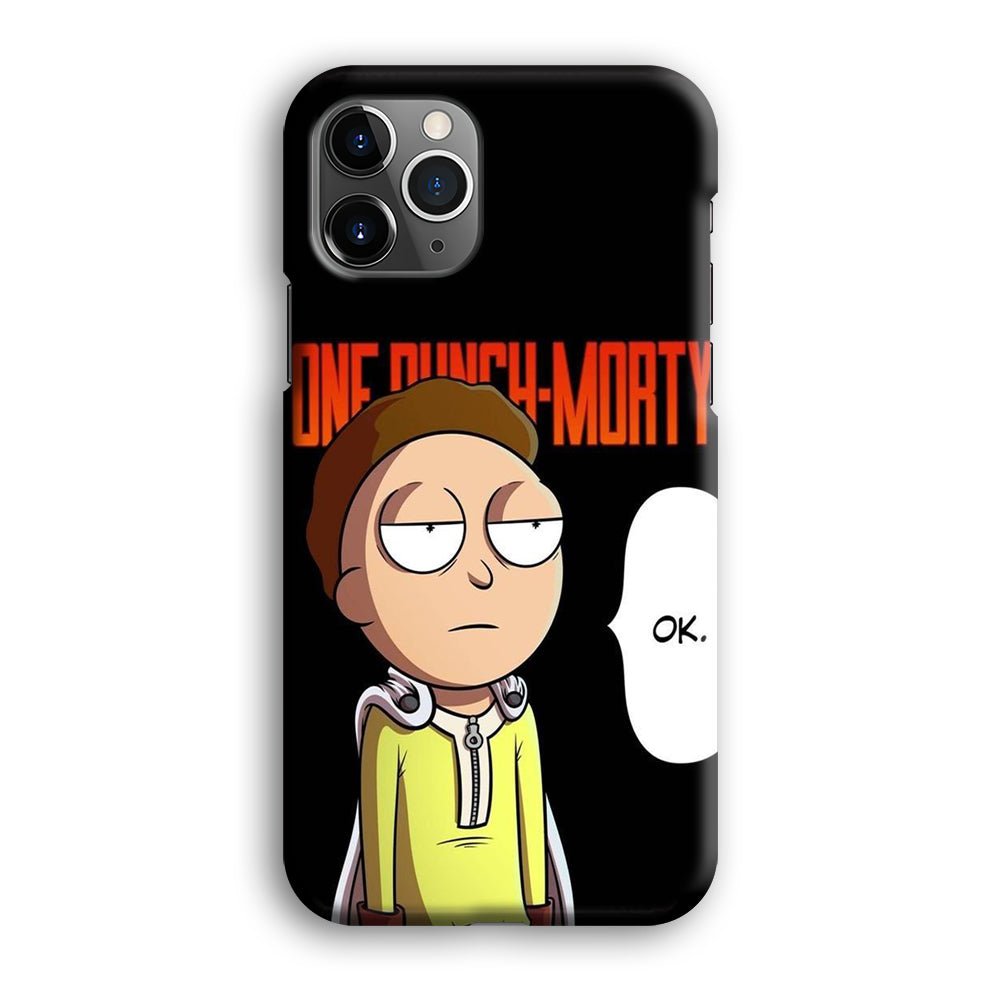 Rick And Morty One Touch Morty iPhone 12 Pro Case