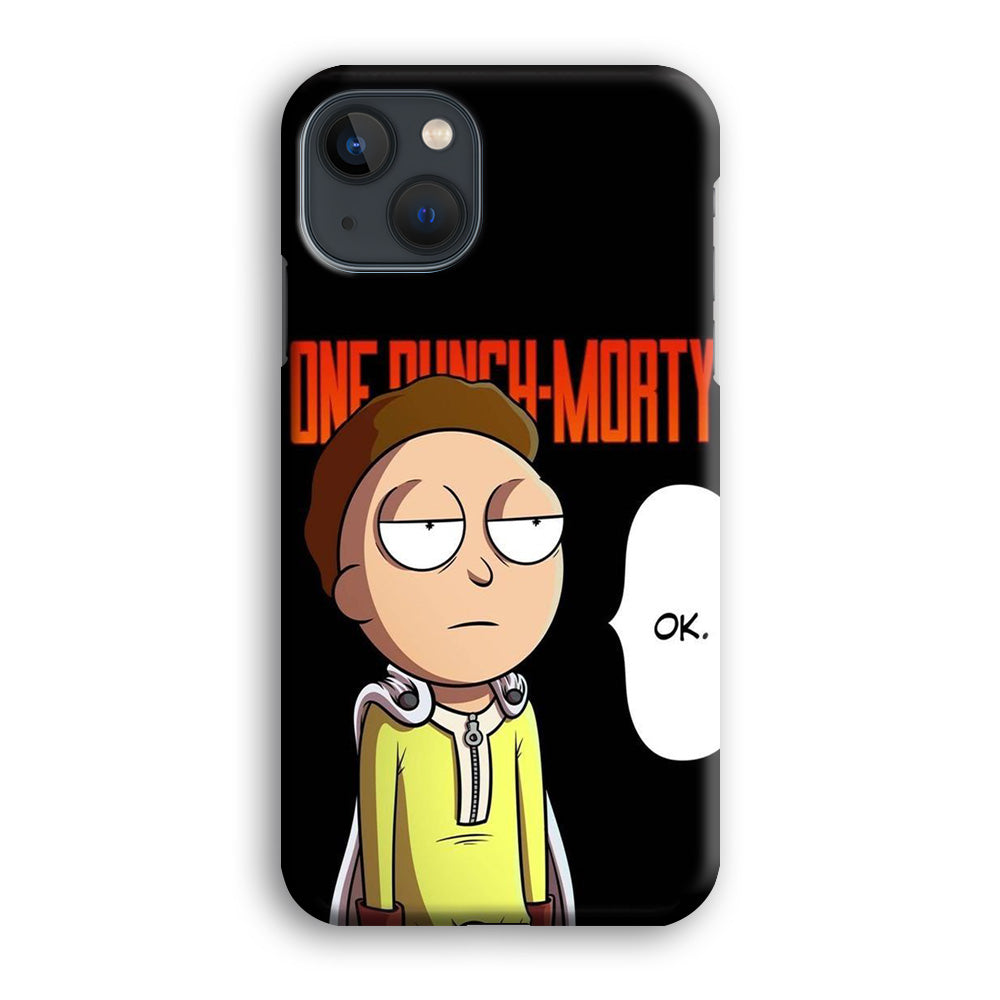 Rick And Morty One Touch Morty iPhone 13 Case