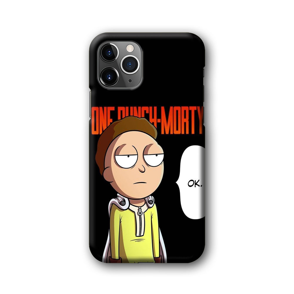 Rick And Morty One Touch Morty iPhone 11 Pro Max Case
