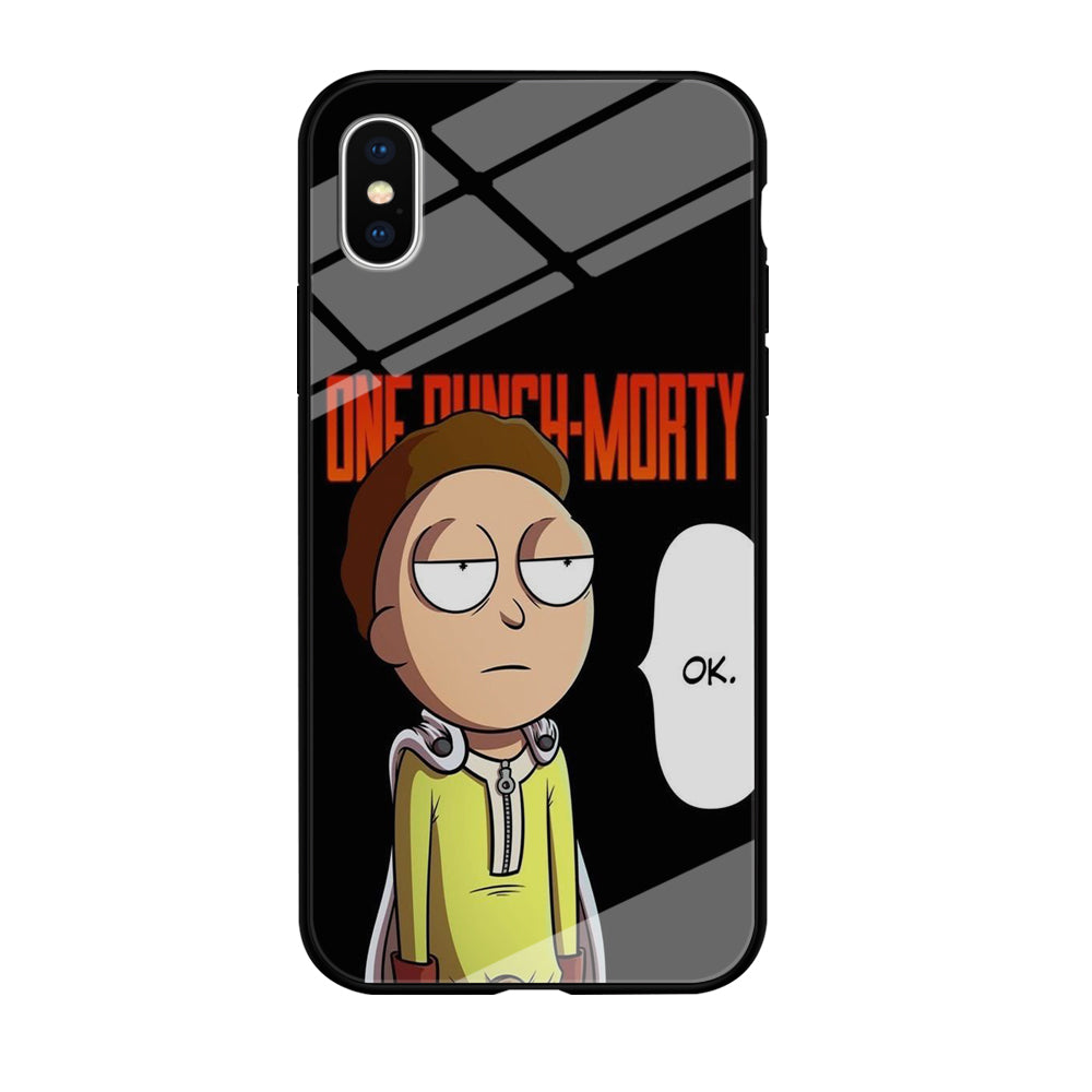 Rick And Morty One Touch Morty iPhone X Case