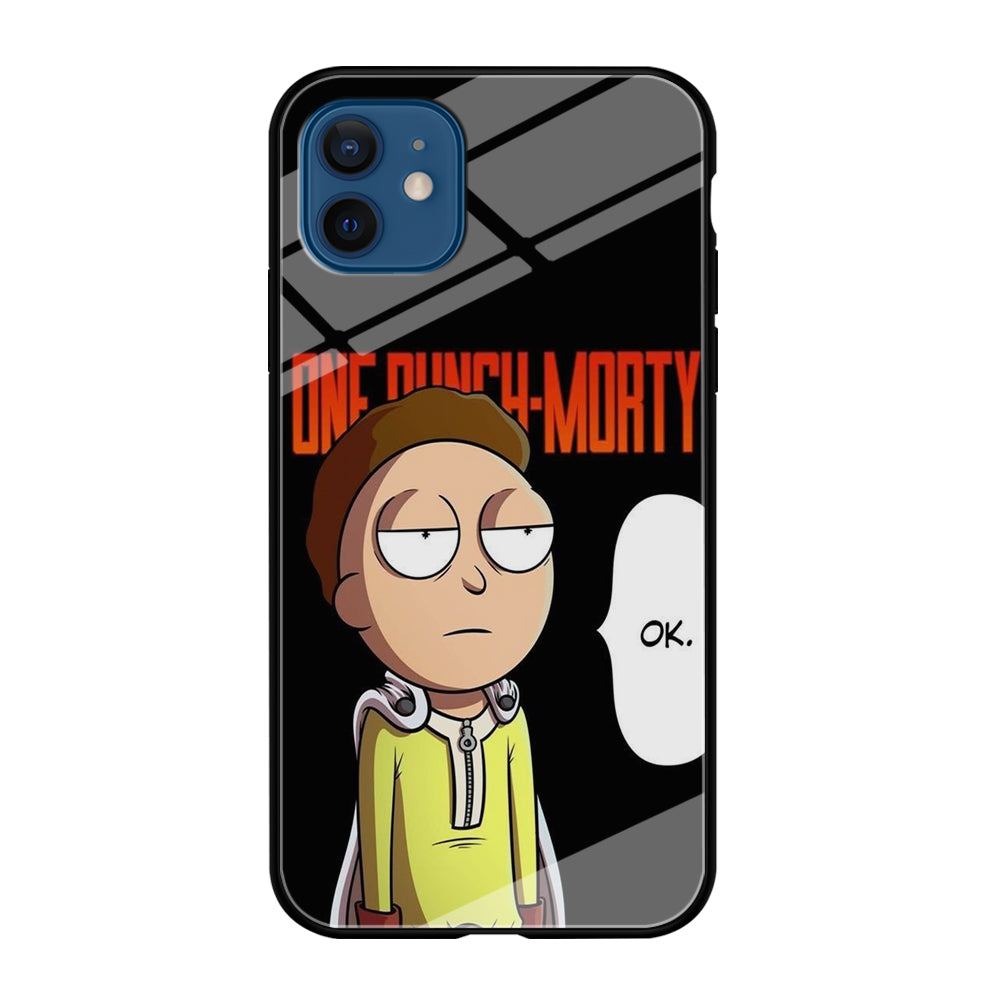 Rick And Morty One Touch Morty iPhone 12 Case