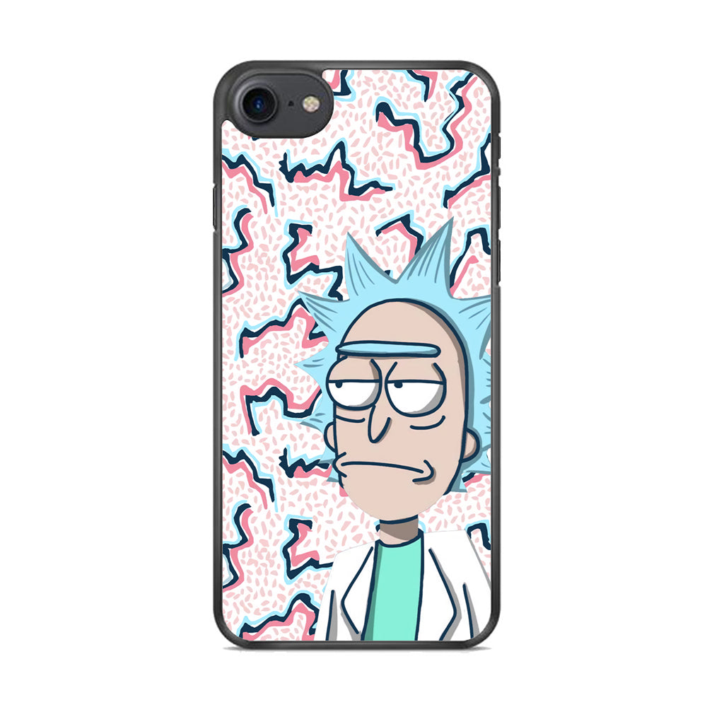 Rick Flat Stare iPhone 8 Case