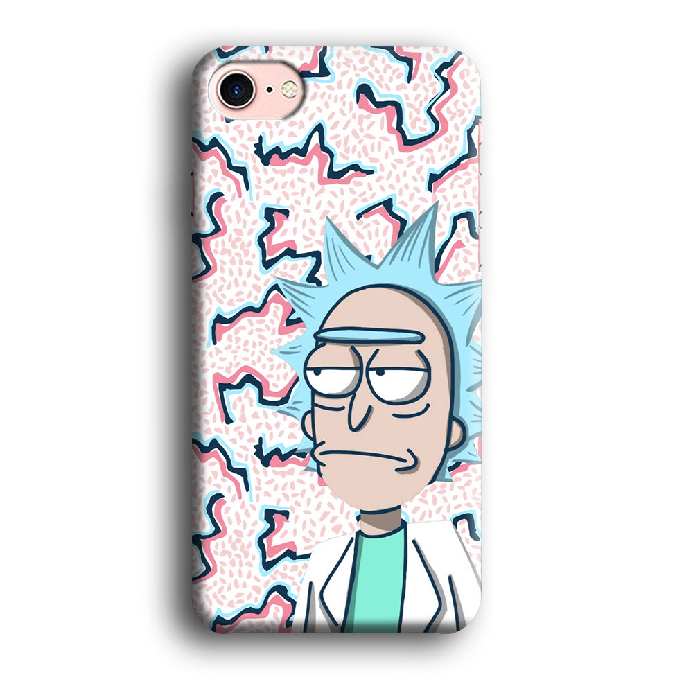 Rick Flat Stare iPhone 8 Case