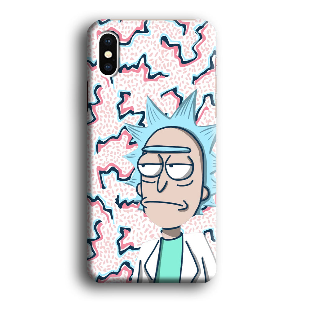 Rick Flat Stare iPhone X Case