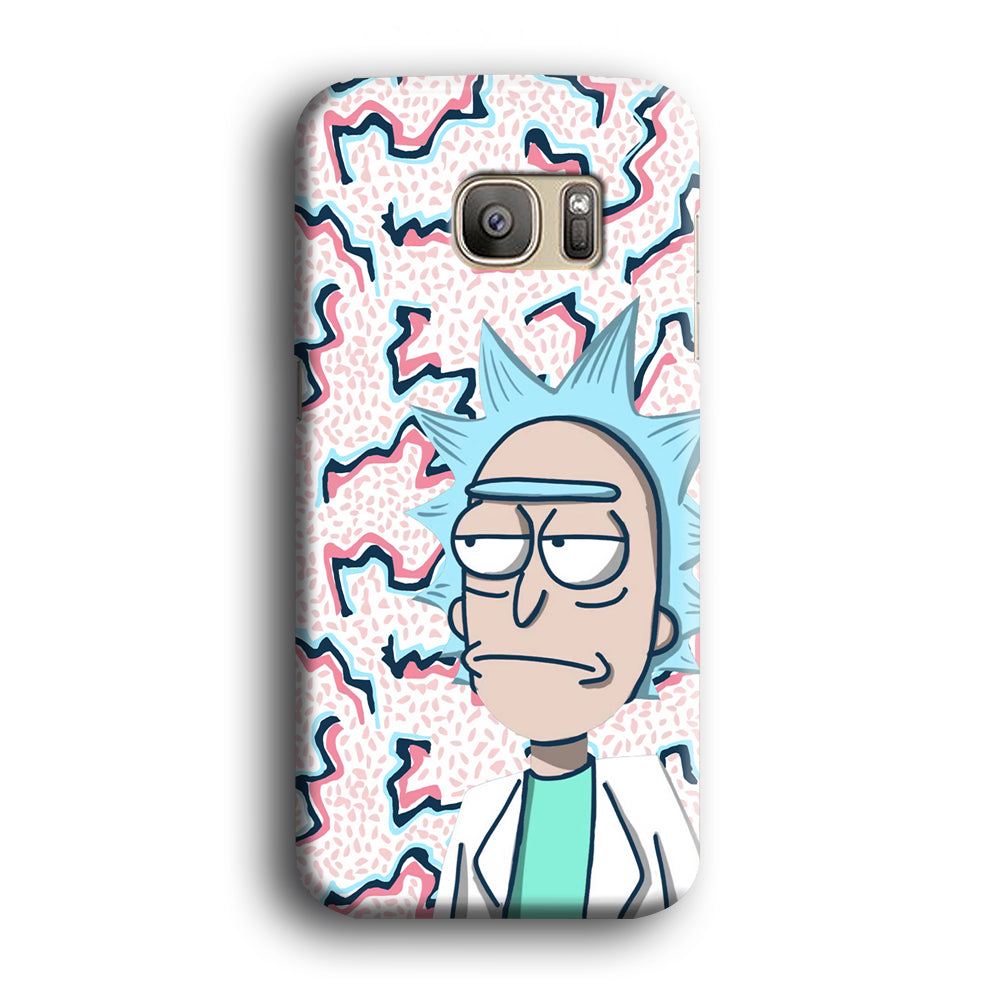 Rick Flat Stare Samsung Galaxy S7 Edge Case