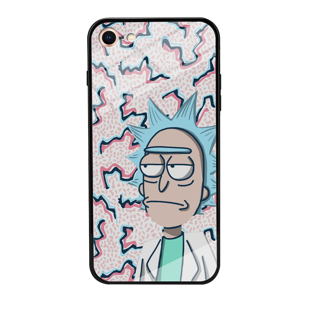 Rick Flat Stare iPhone 8 Case
