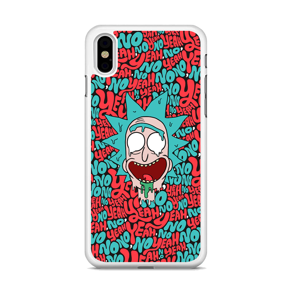 Rick Flip in Word iPhone X Case