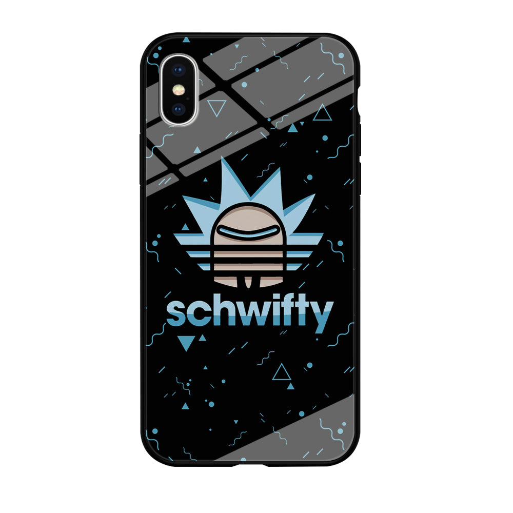 Rick Schwifty Head iPhone X Case