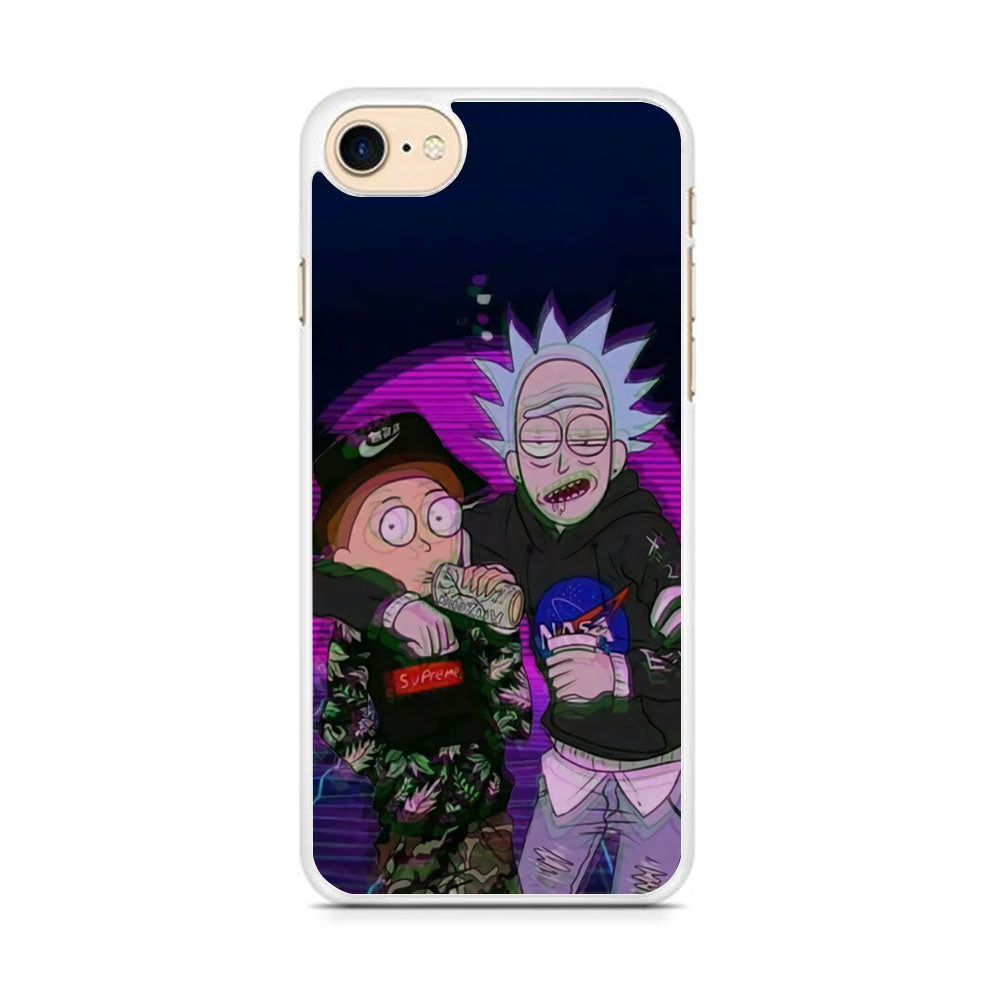 Rick and Morty Hypebeast iPhone 8 Case