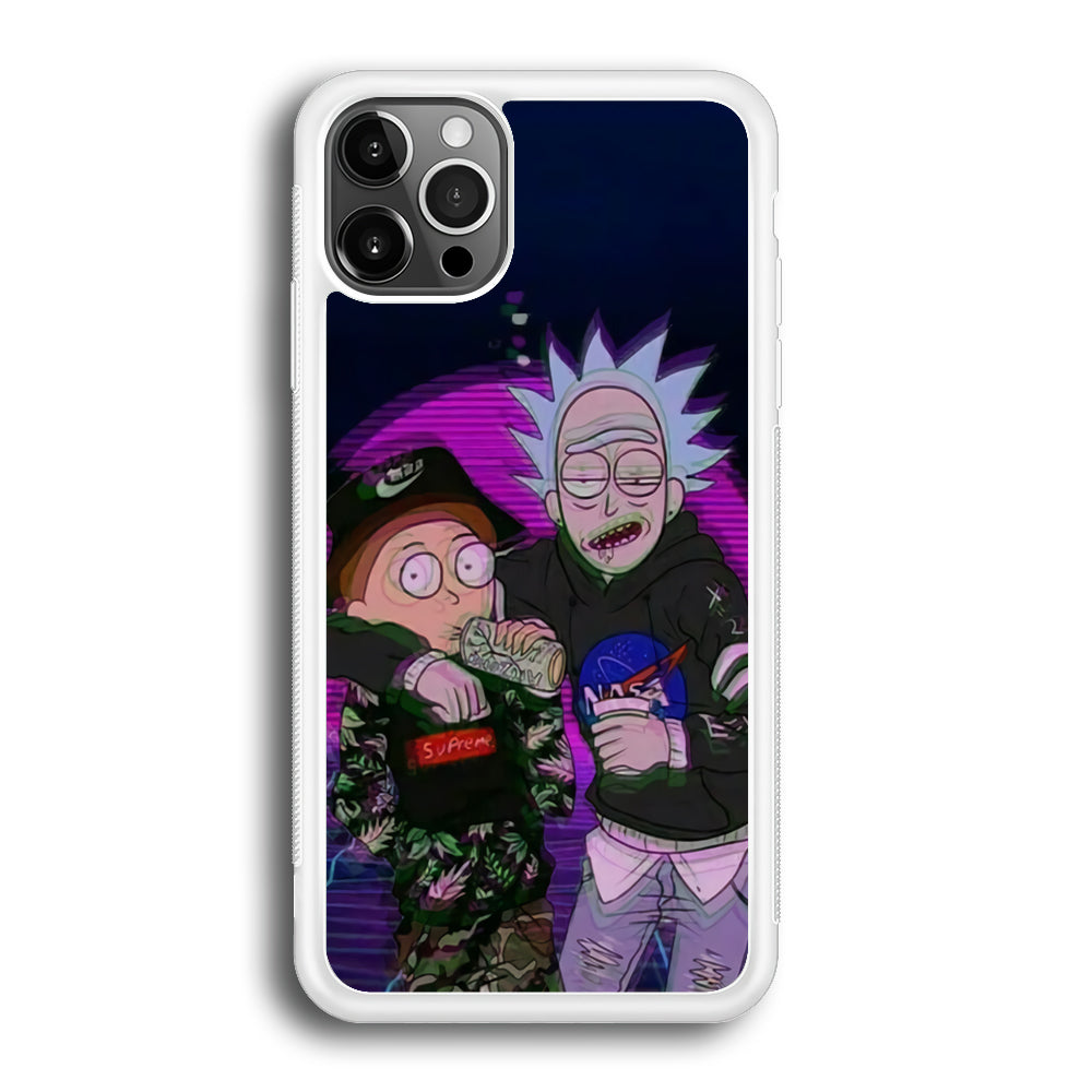 Rick and Morty Hypebeast iPhone 12 Pro Max Case