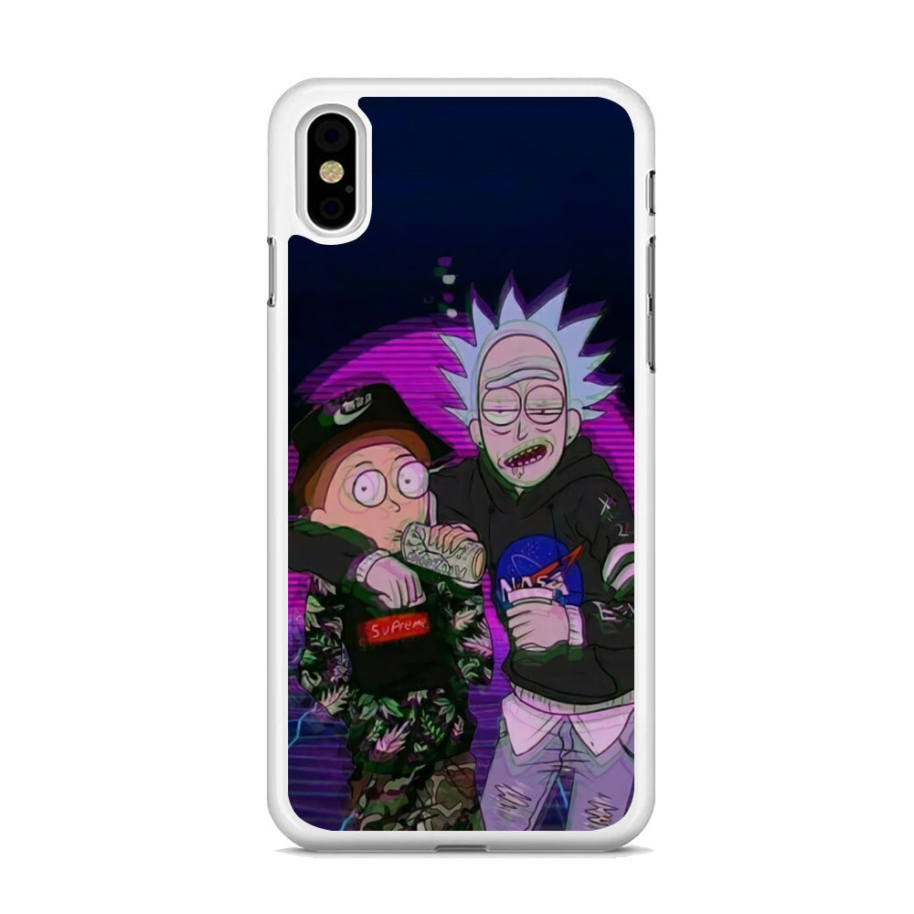 Rick and Morty Hypebeast iPhone X Case