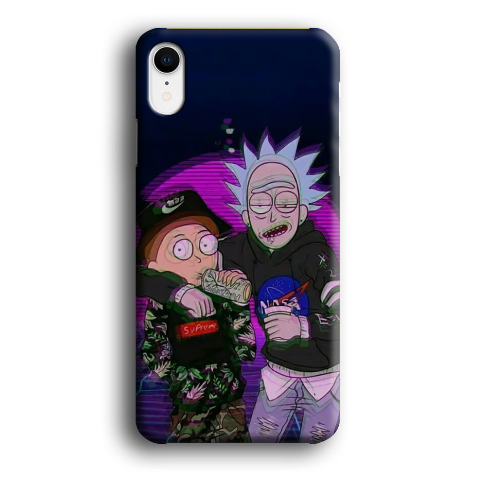 Rick and Morty Hypebeast iPhone XR Case