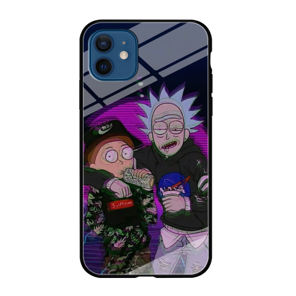 Rick and Morty Hypebeast iPhone 12 Case