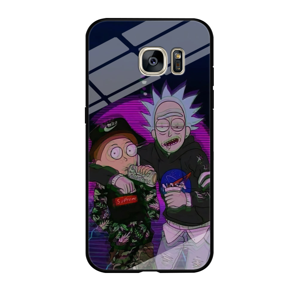 Rick and Morty Hypebeast Samsung Galaxy S7 Edge Case