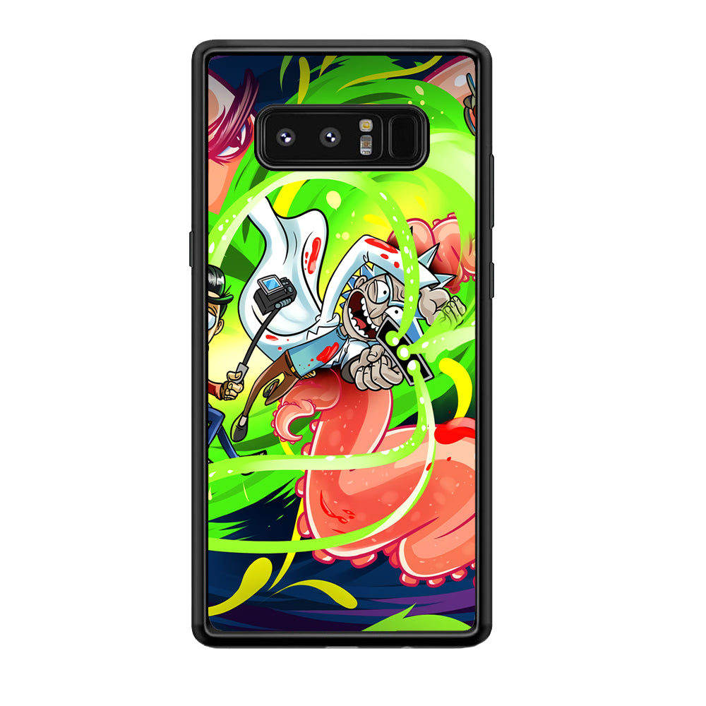Rick and Morty Flying Shooter Samsung Galaxy Note 8 Case
