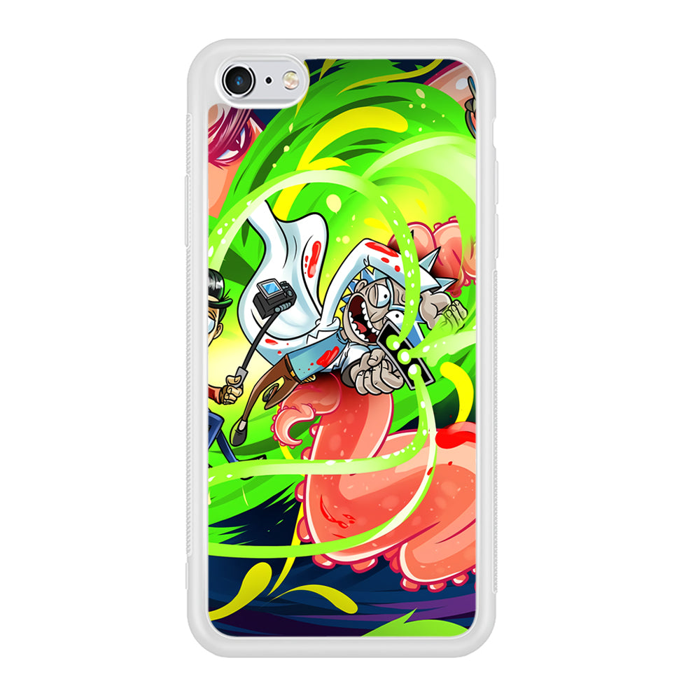 Rick and Morty Flying Shooter iPhone 6 Plus | 6s Plus Case