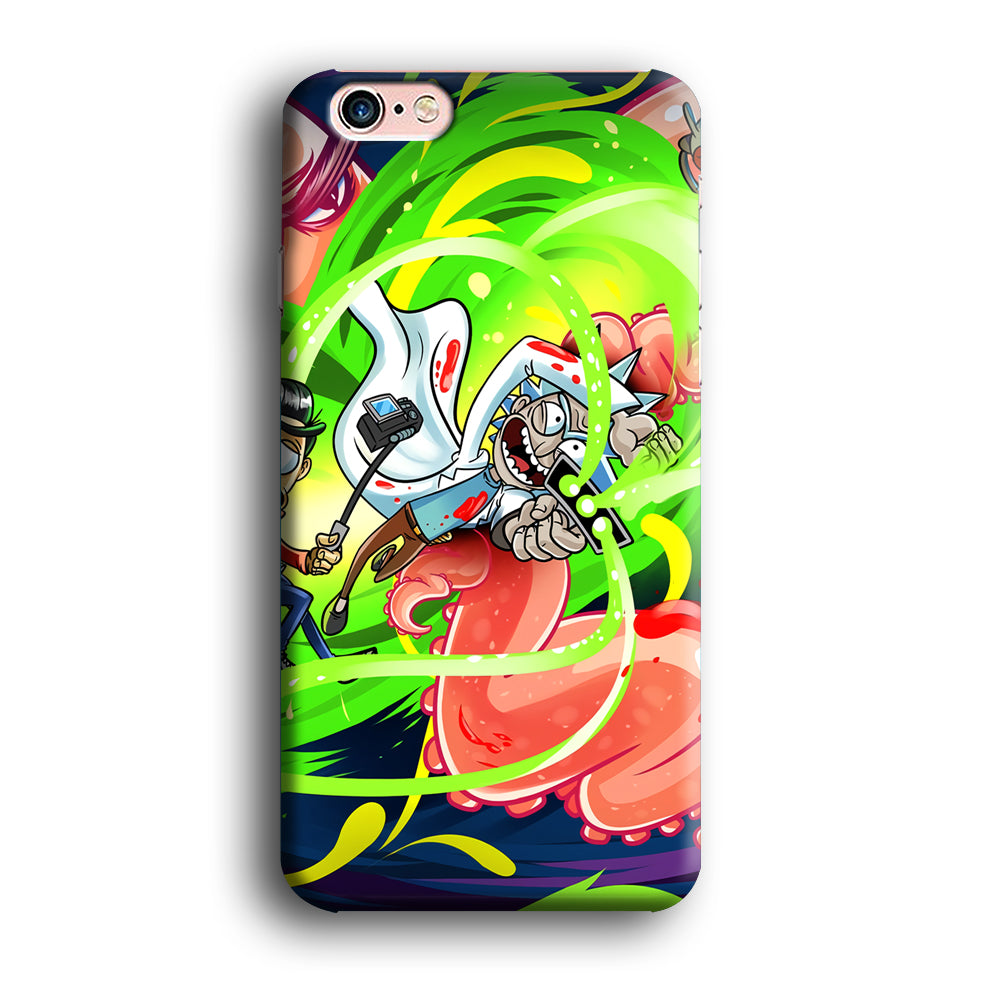 Rick and Morty Flying Shooter iPhone 6 Plus | 6s Plus Case