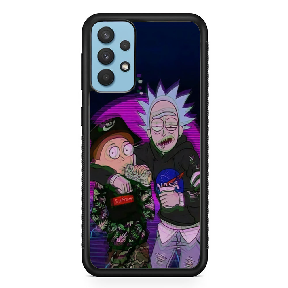 Rick and Morty Hypebeast Samsung Galaxy A32 Case