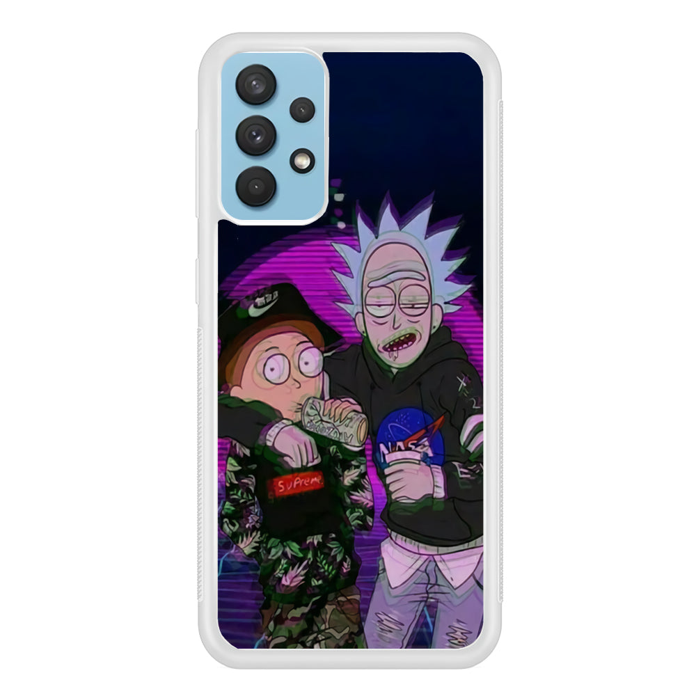 Rick and Morty Hypebeast Samsung Galaxy A32 Case