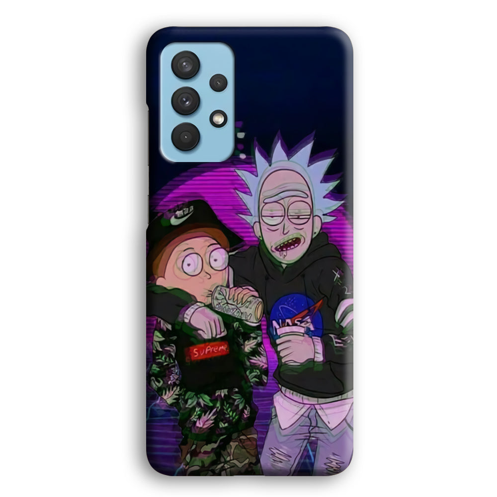 Rick and Morty Hypebeast Samsung Galaxy A32 Case