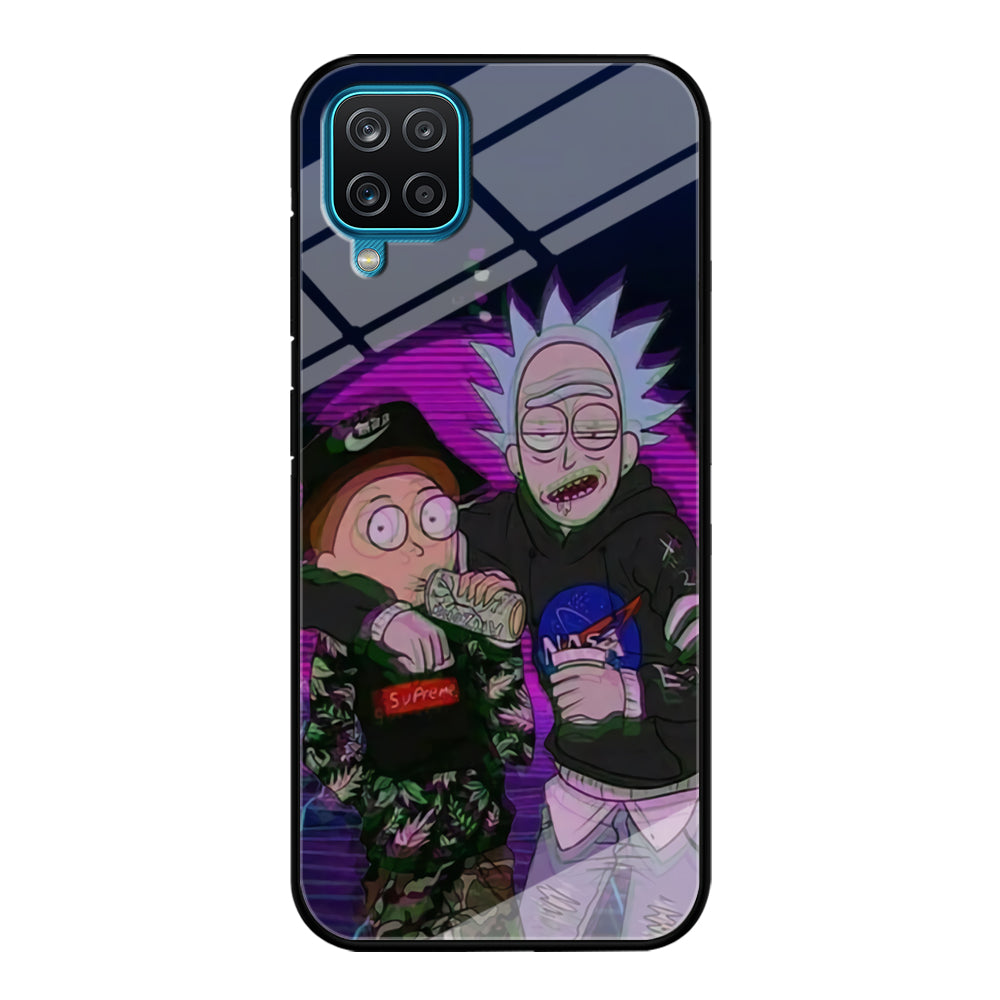 Rick and Morty Hypebeast Samsung Galaxy A12 Case