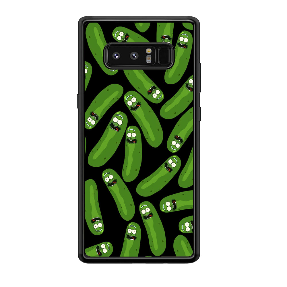 Rick and Morty Patern Pickle Samsung Galaxy Note 8 Case
