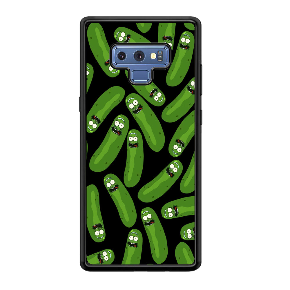 Rick and Morty Patern Pickle Samsung Galaxy Note 9 Case