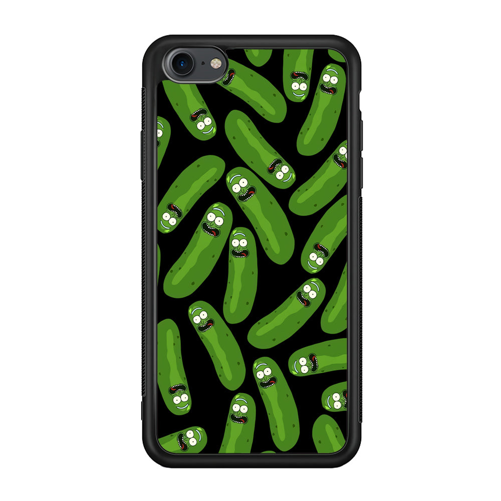 Rick and Morty Patern Pickle iPhone 8 Case