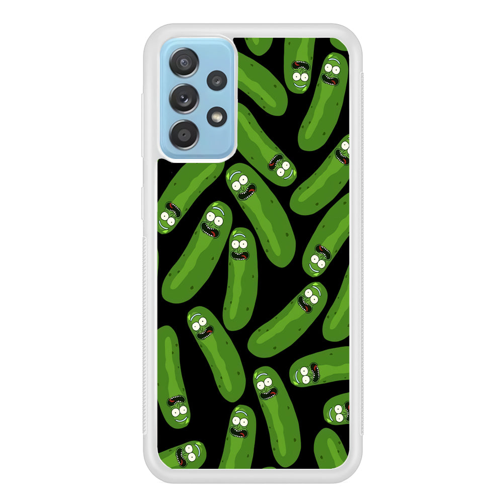 Rick and Morty Patern Pickle Samsung Galaxy A52 Case