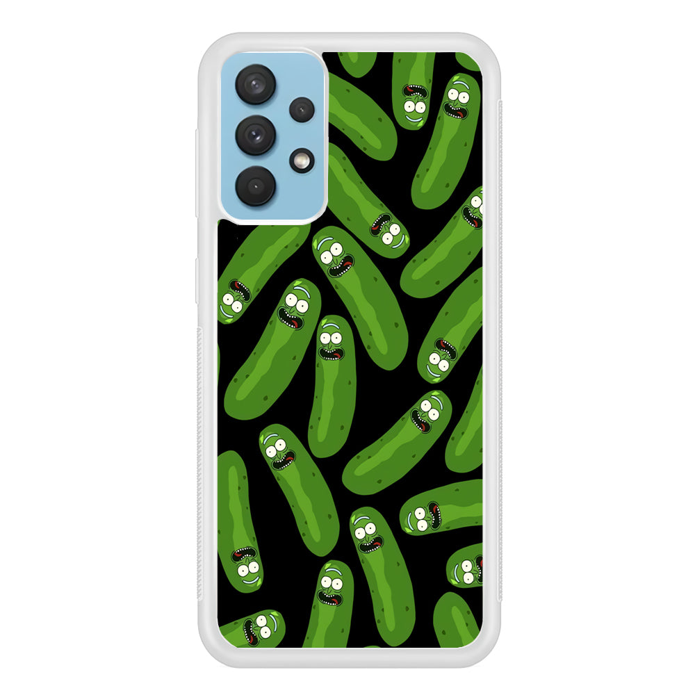 Rick and Morty Patern Pickle Samsung Galaxy A32 Case